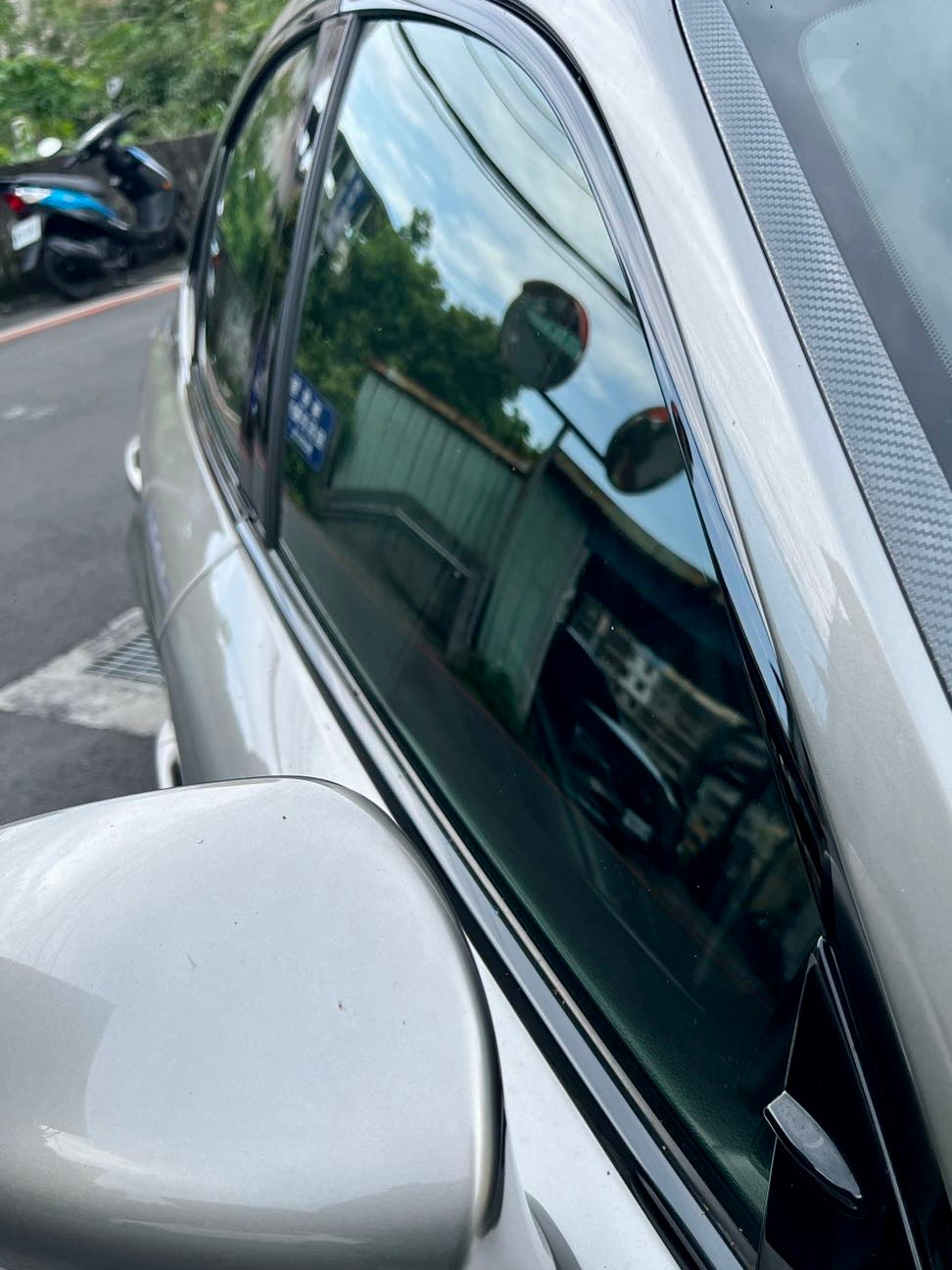 Gloss black window trim for Lexus IS(2013-2020)