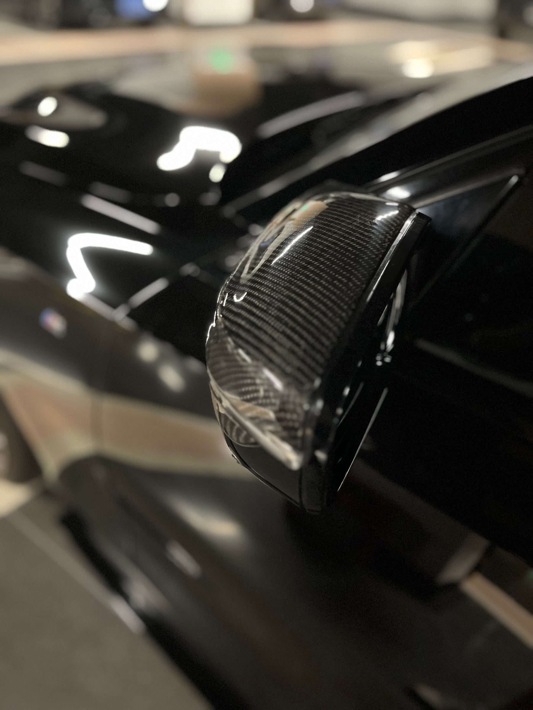 Carbon-Fiber Rear Mirror Cover for BMW G20 3 Series