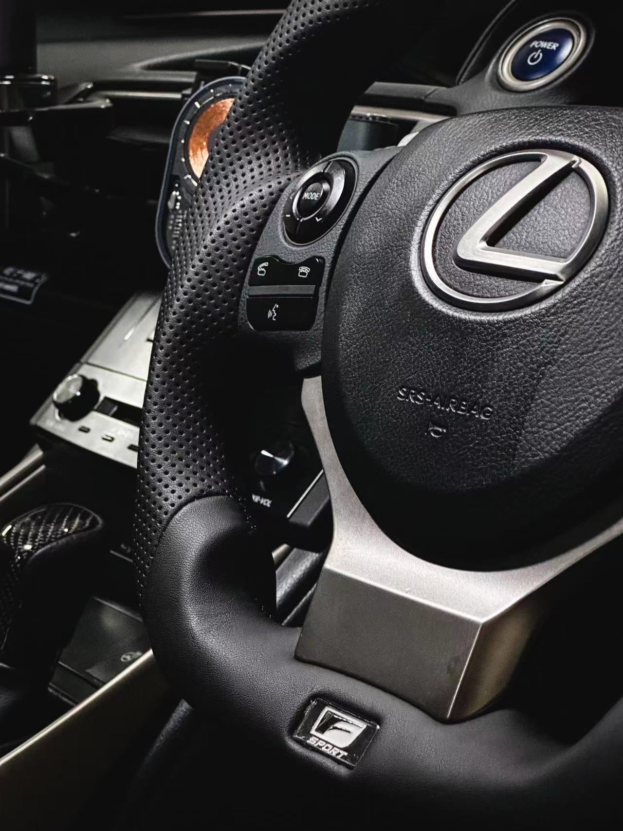 XT-D All-Leather Steering Wheel for Lexus IS/RC/CT/NX