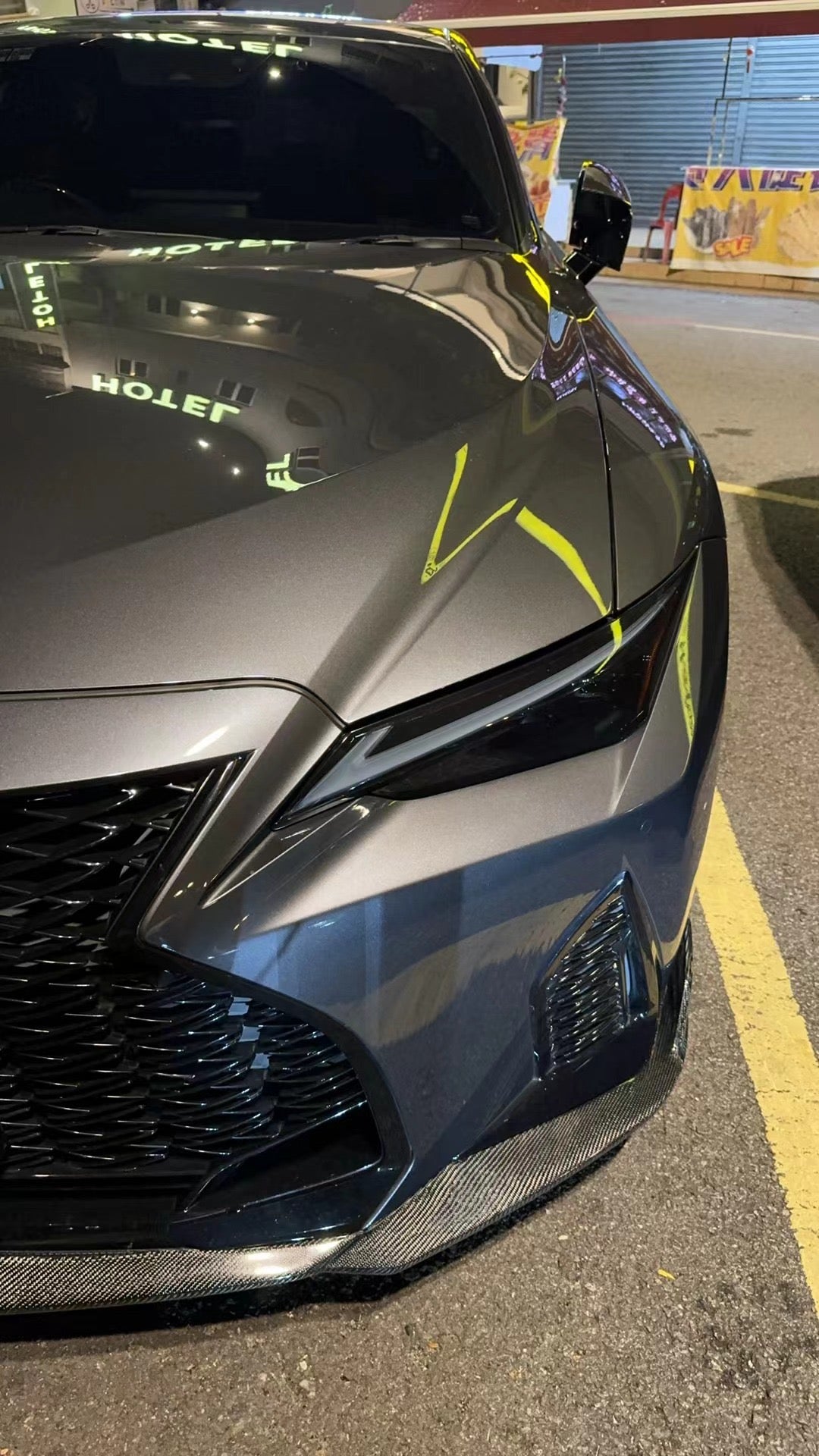 Tom's-style Front Splitter for Lexus IS350/IS300(2021~2025)