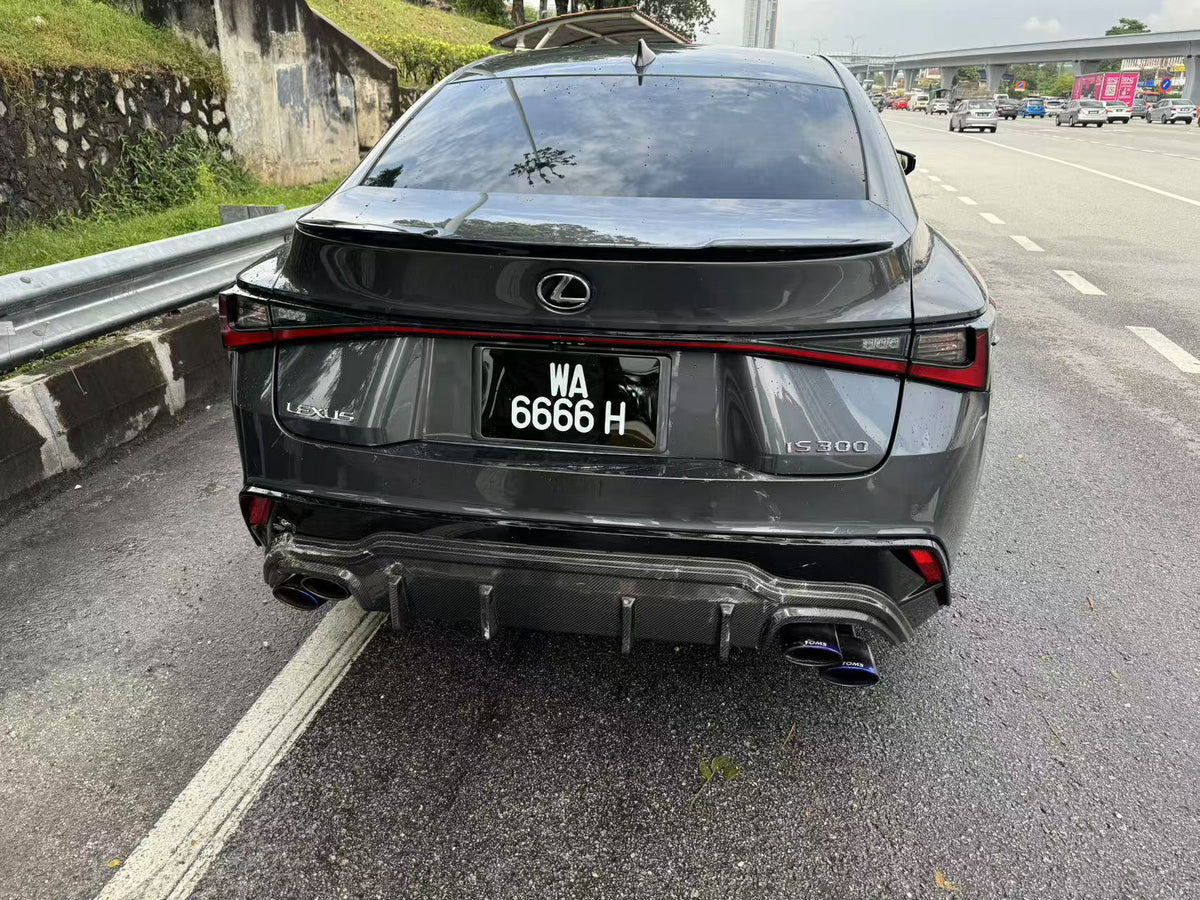 Tom's-style Rear Diffuser for Lexus IS(2021~2025)