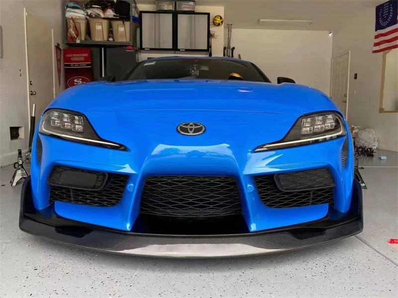 Amigan-style front splitter for Supra A90/A91