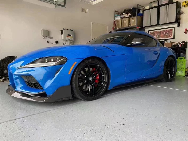 Amigan-style front splitter for Supra A90/A91