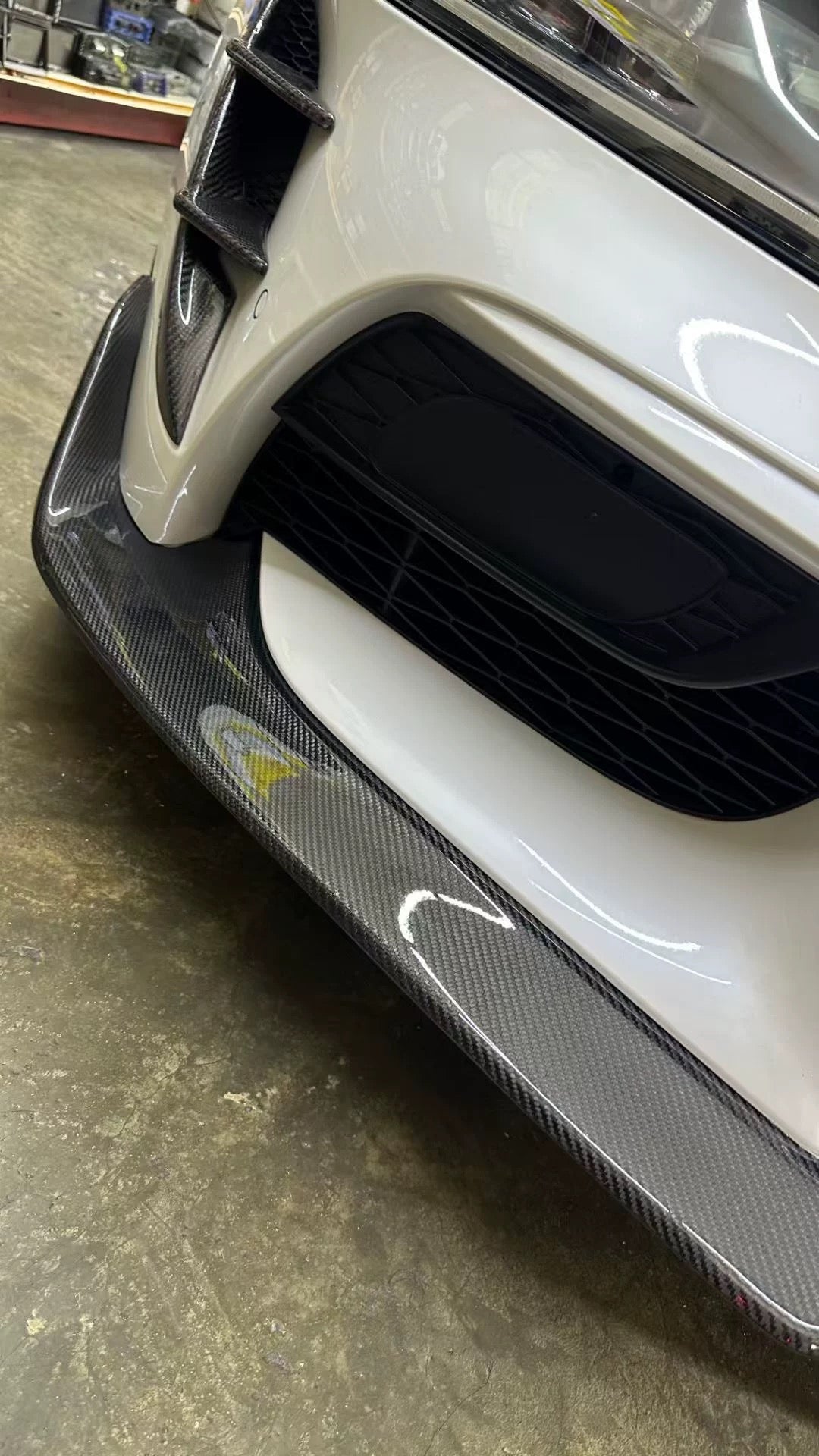 Adro-style front splitter for Supra A90/A91