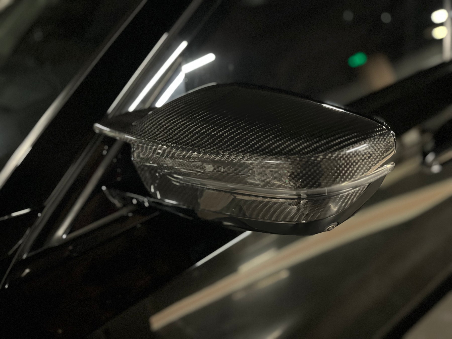 Carbon-Fiber Rear Mirror Cover for BMW G20 3 Series