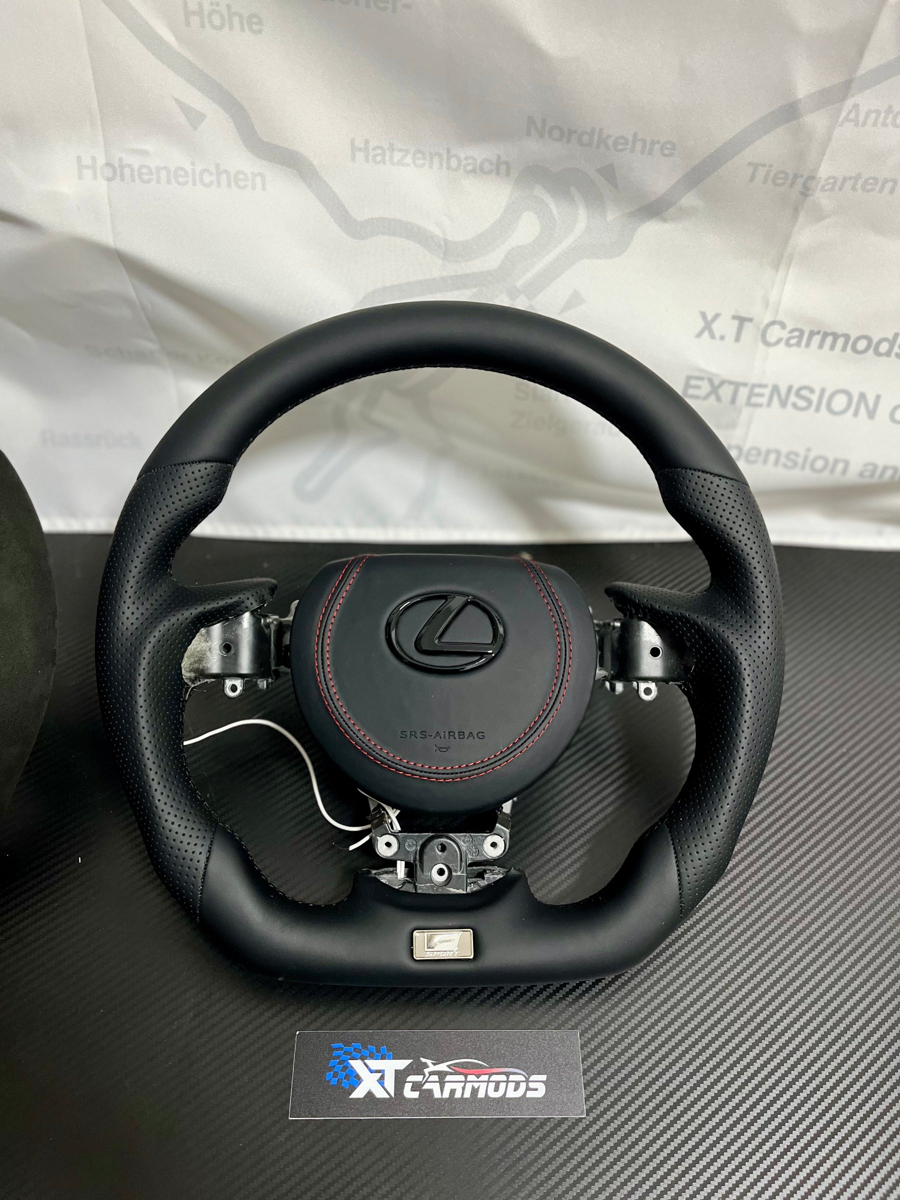 XT-D All-Leather Steering Wheel for Lexus GS/RX