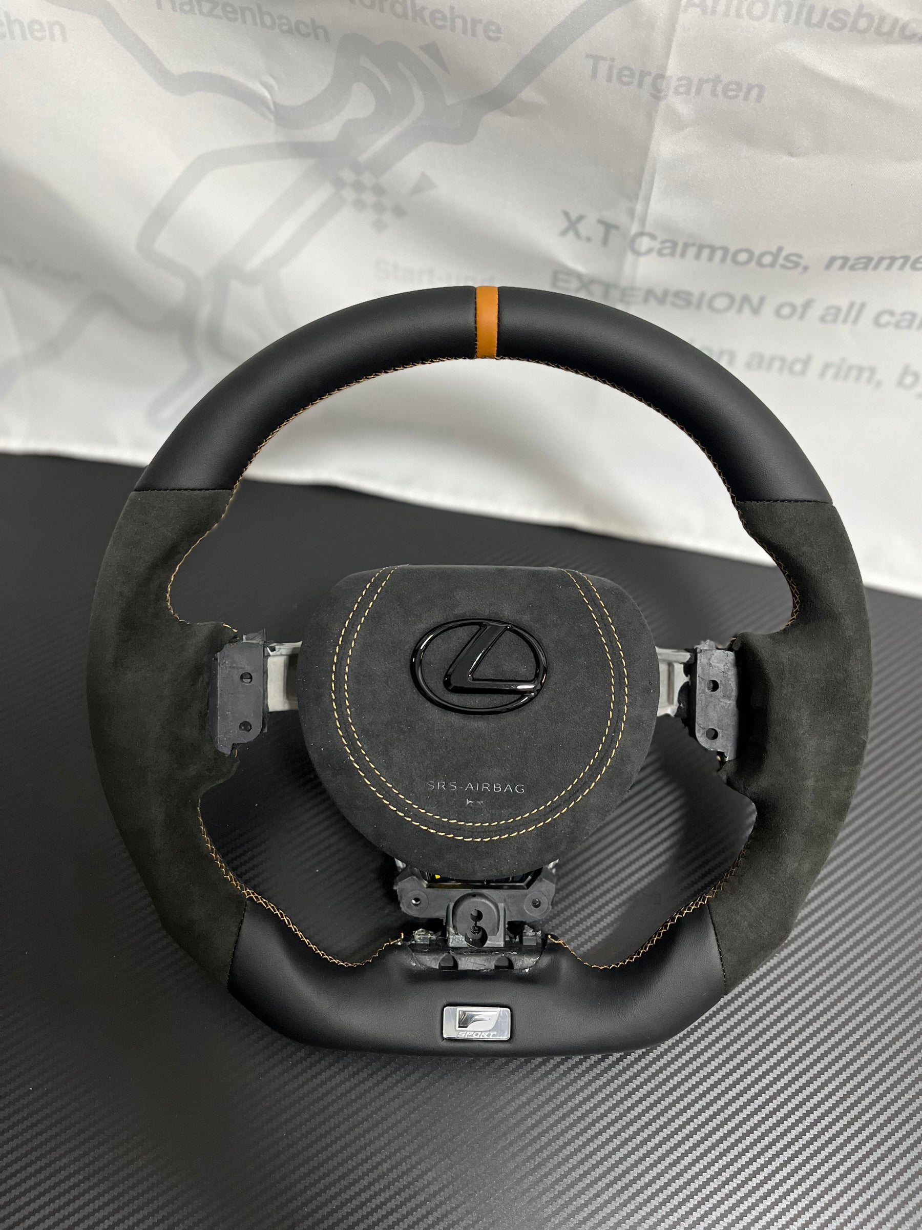 XT-M1 Leather and Alcantara Steering Wheel for Lexus Lexus IS/RC/CT/NX