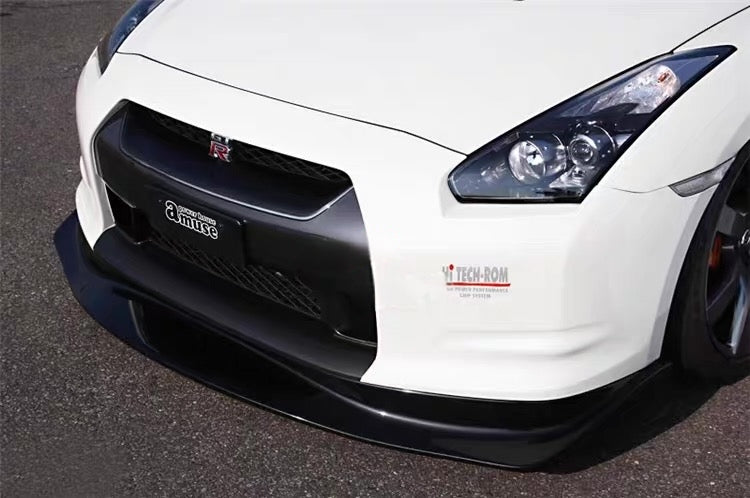 Amuse Front splitter for 2008-2012 GTR R35