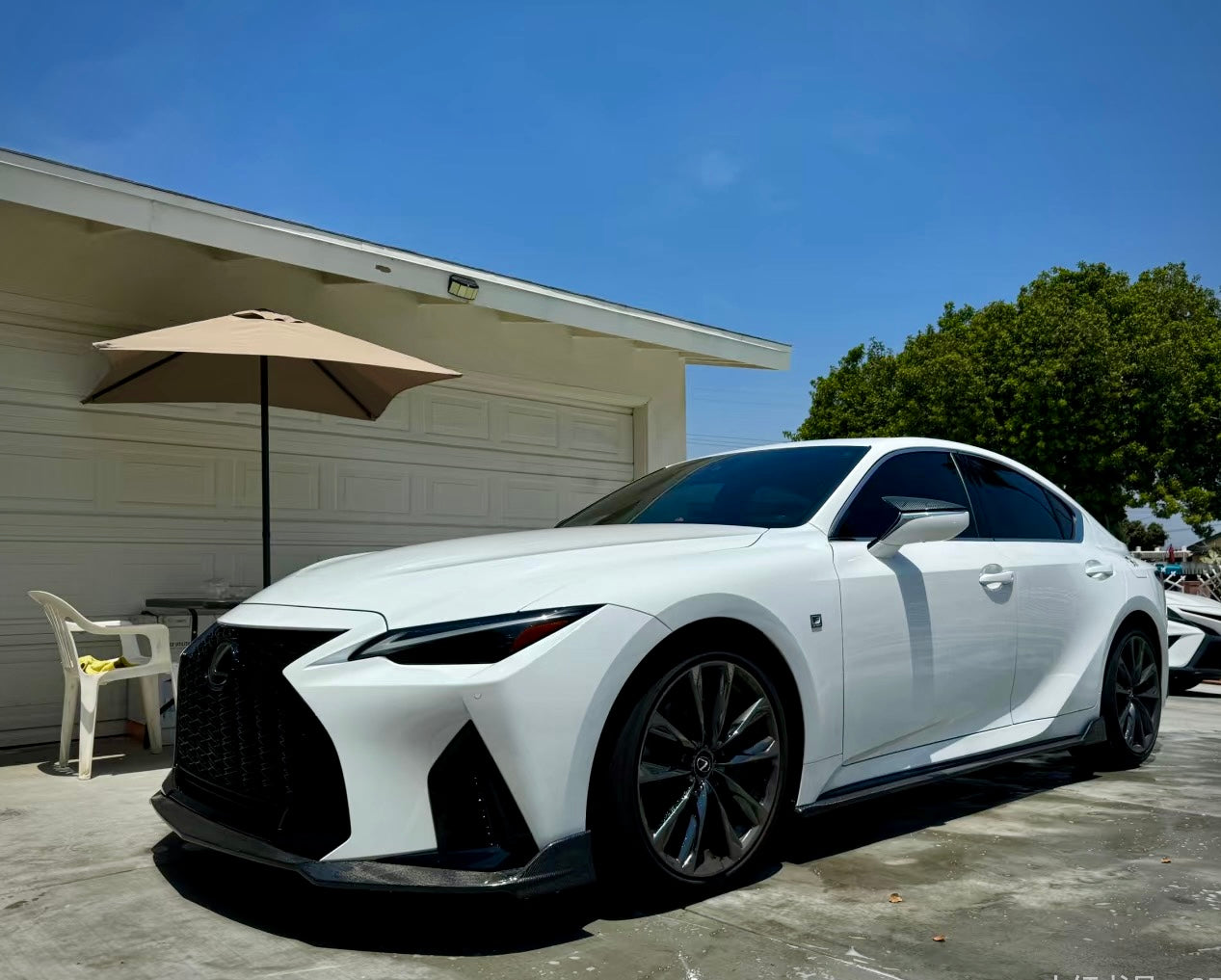 Tom's-style Front Splitter for Lexus IS350/IS300(2021~2025)