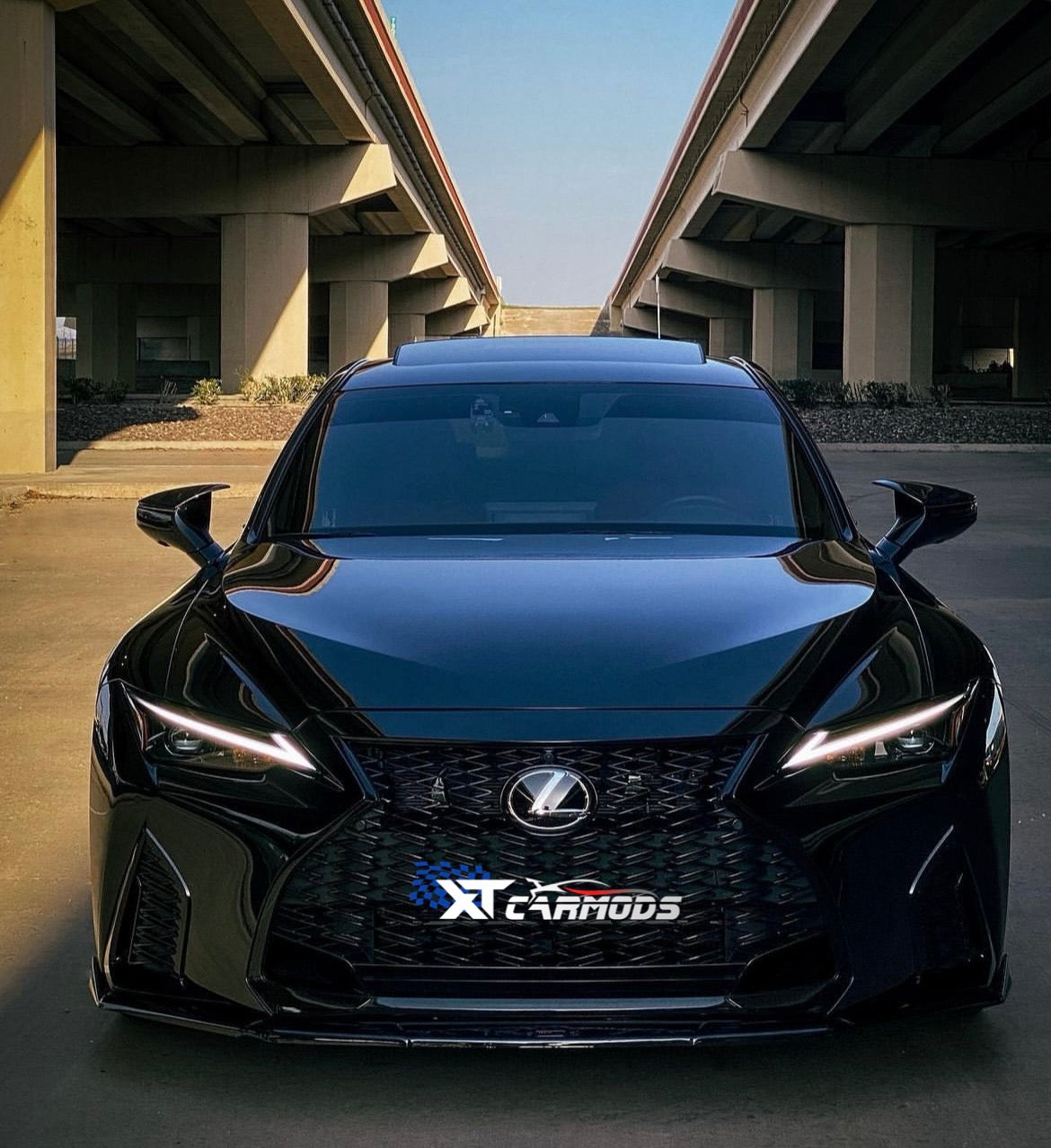 Carbon-Fiber Rear Mirror Cover for Lexus IS((2021~)