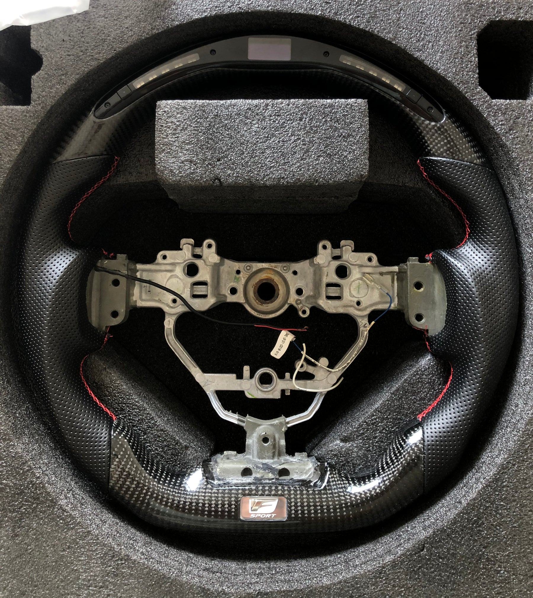 XT-A Race-Light Carbon Fiber Steering Wheel for Lexus IS/RC/CT/NX