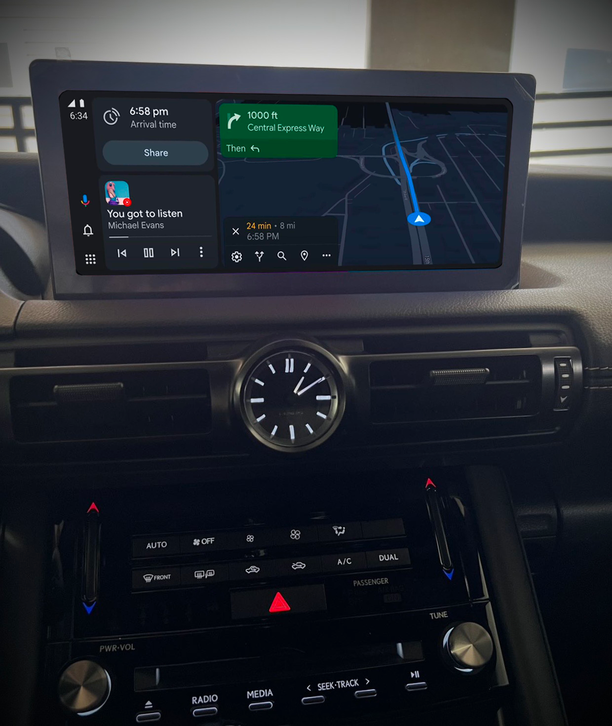 10.25''  Carplay Screen for Lexus IS(2021-2025)