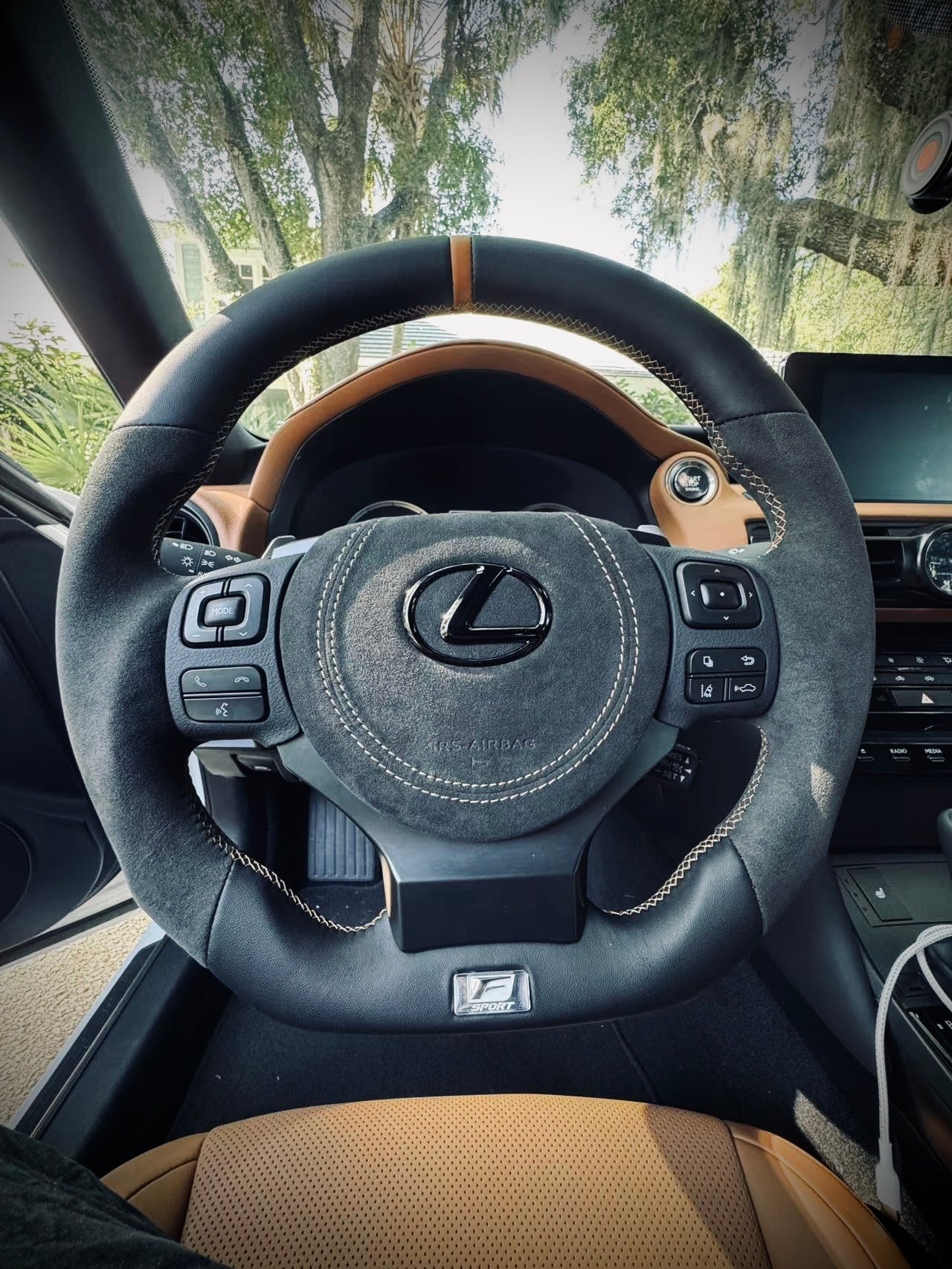 XT-M1 Leather and Alcantara Steering Wheel for Lexus Lexus IS/RC/CT/NX
