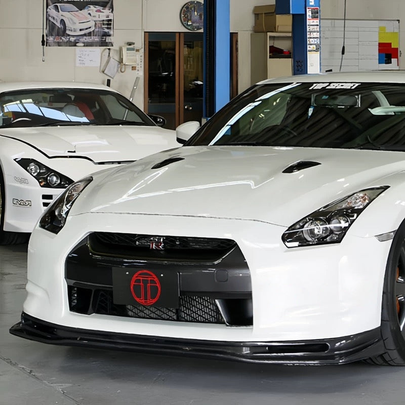 Top Secret Front splitter for 2008-2012 GTR R35
