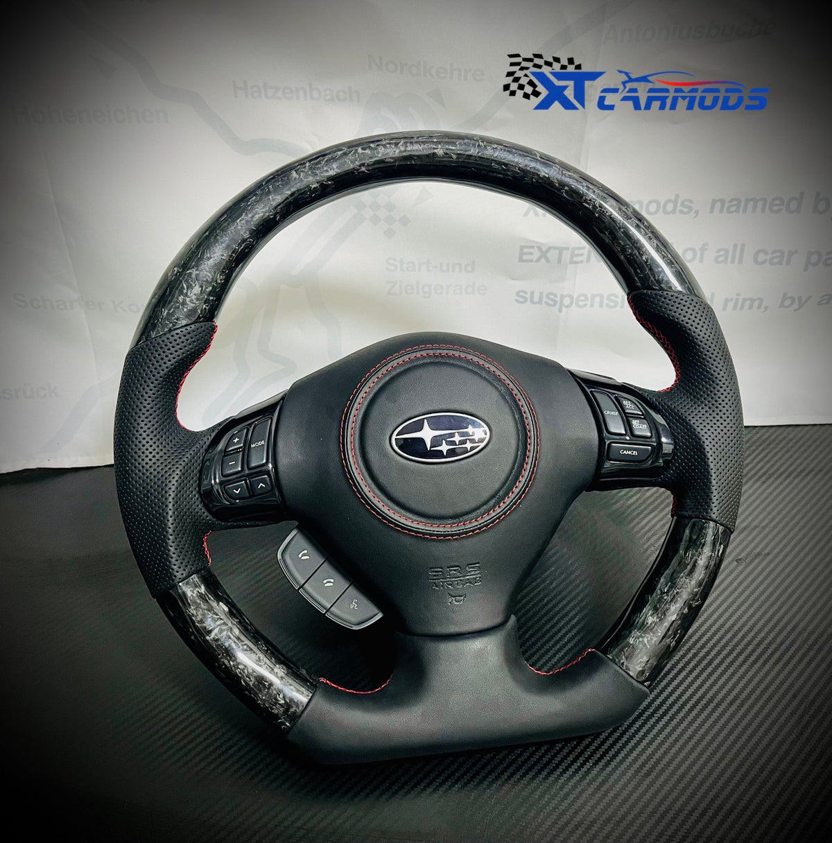 XTC Forged carbon-fiber Steering Wheel for SUBARU WRX