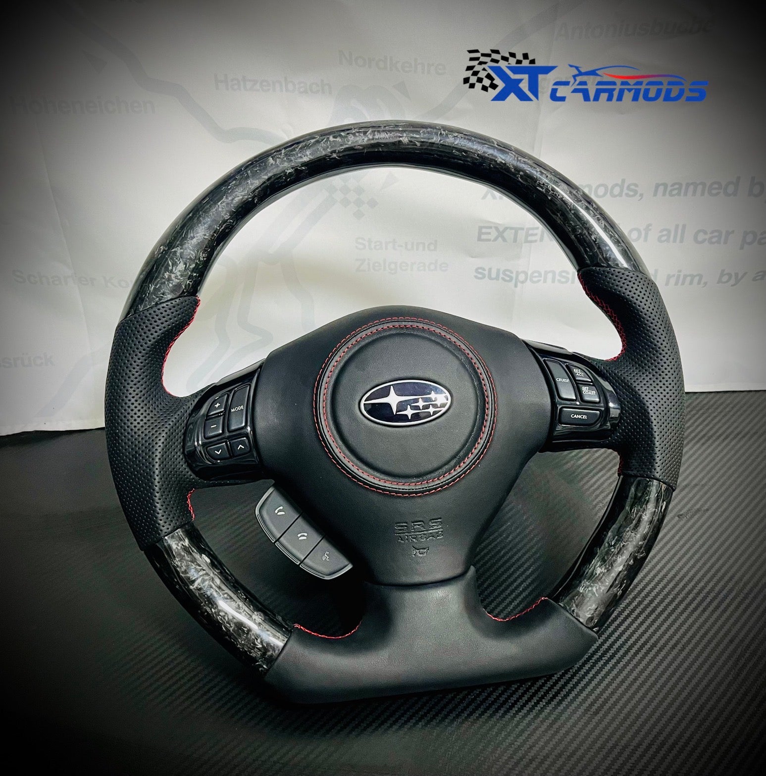 XTC Forged carbon-fiber Steering Wheel for SUBARU WRX