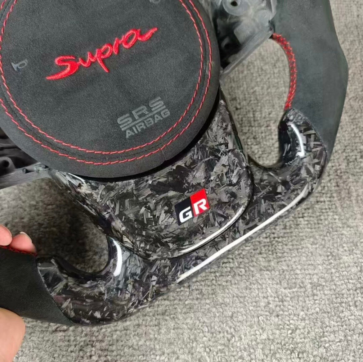 XT-O Forged Carbon Fiber Steering Wheel for Supra A90/91