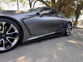 Tom's-style side skirt for LC500h