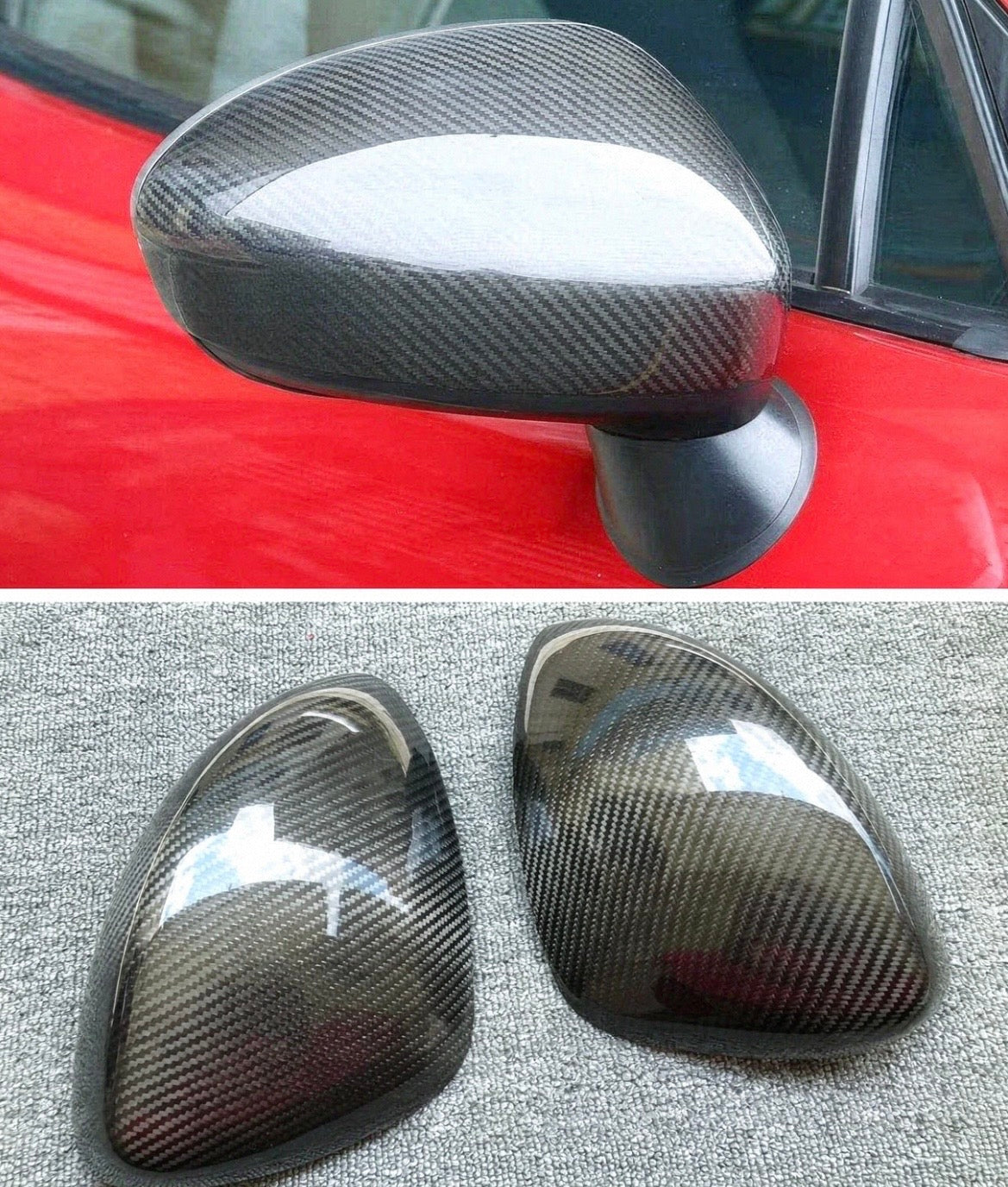 Carbon fiber Mirror cap for MX5 ND