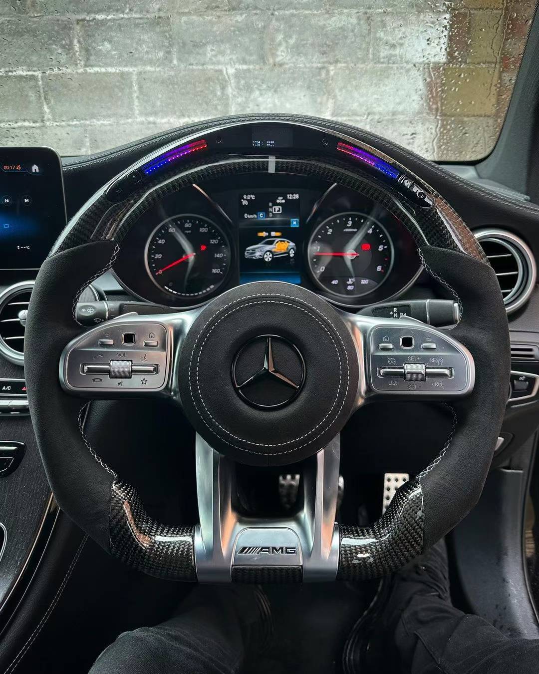 XT-O AMG Race-light Carbon Fiber Steering Wheel