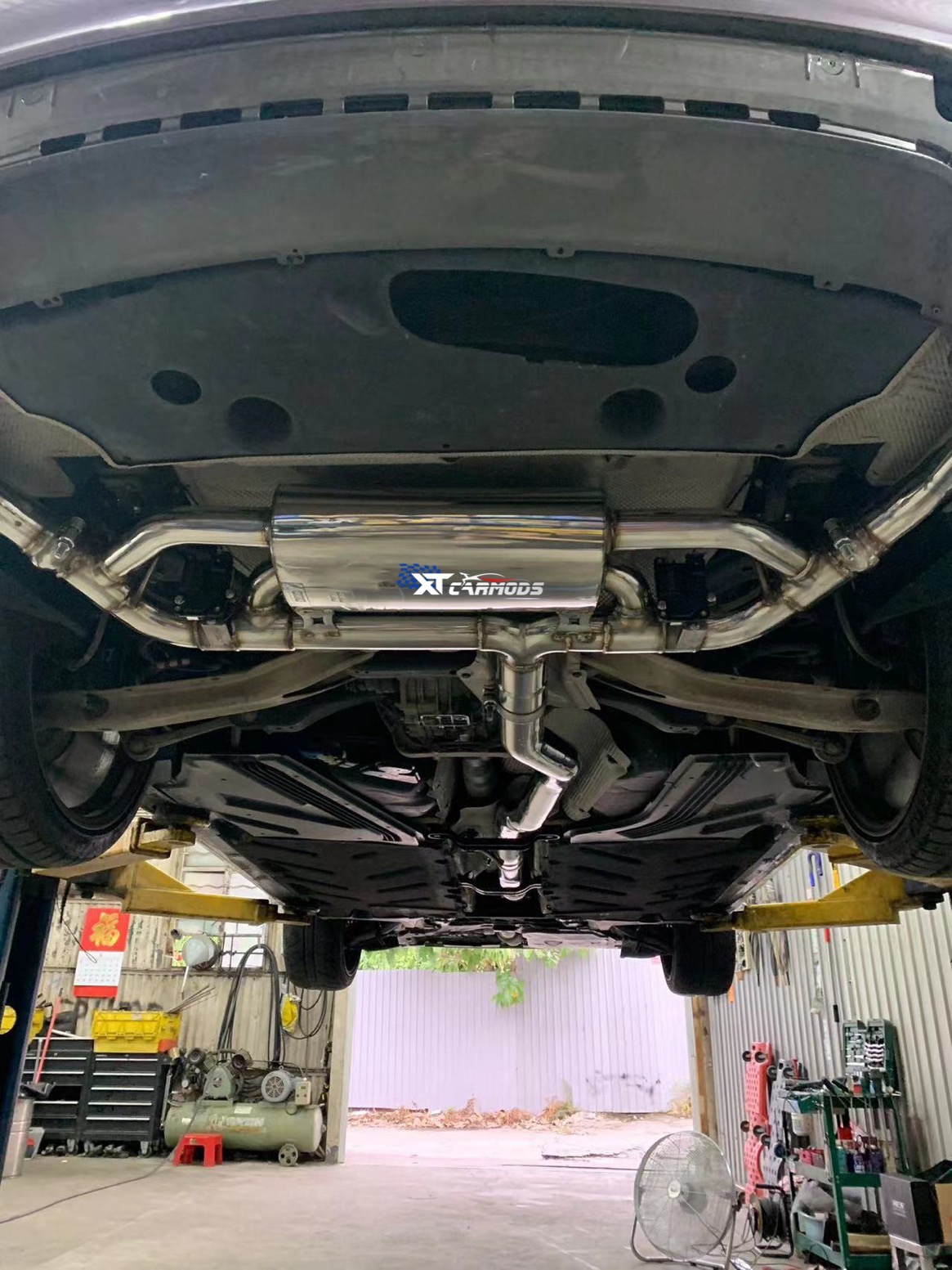 Valvetronic catback system for CLA45 AMG
