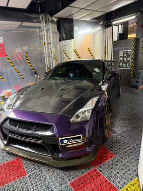 Top Secret carbon fiber hood for GTR R35