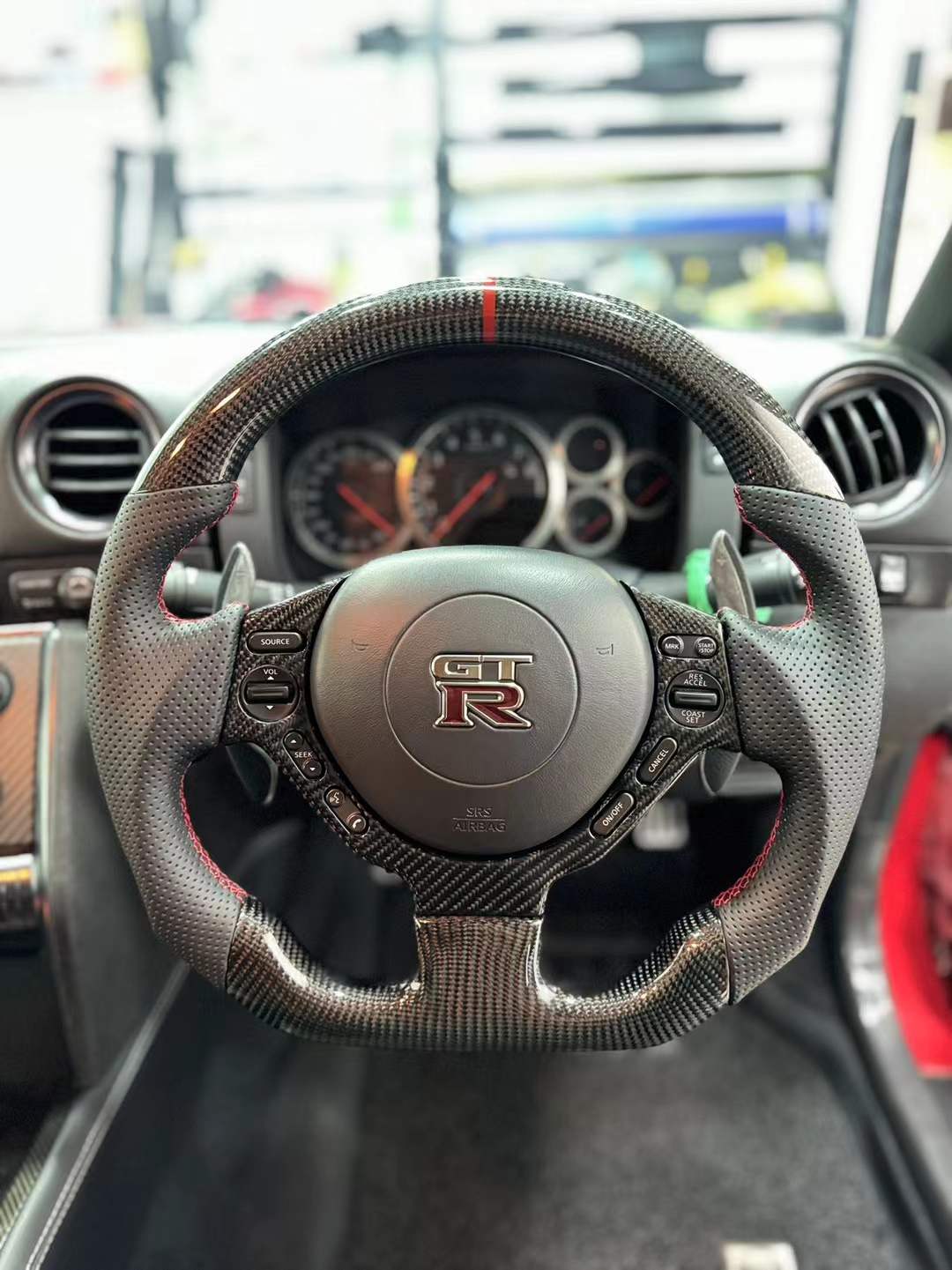 GTR Carbon Fiber Steering Wheel