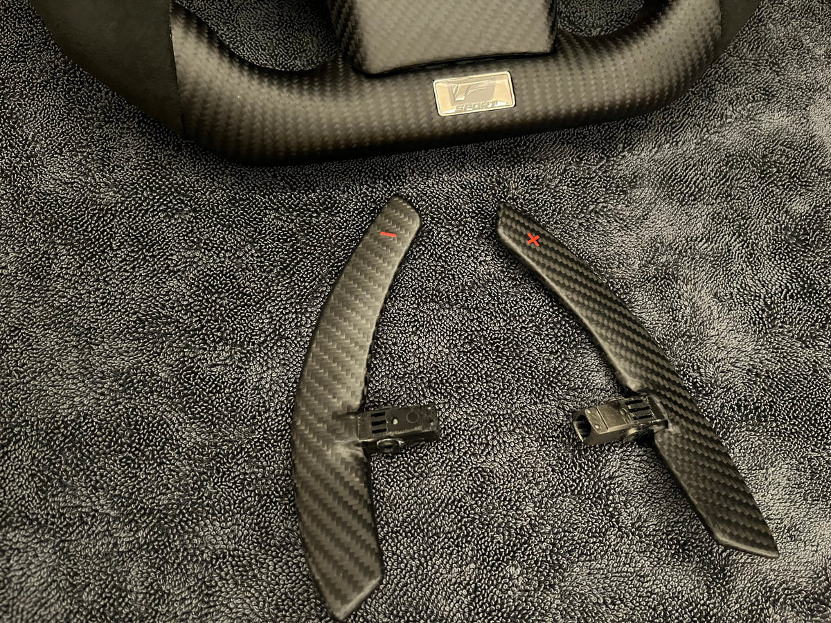 Carbon fiber paddle for Lexus IS/RC
