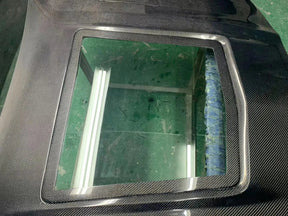 Carbon Fiber hood with middl glass for CLA45 AMG W117