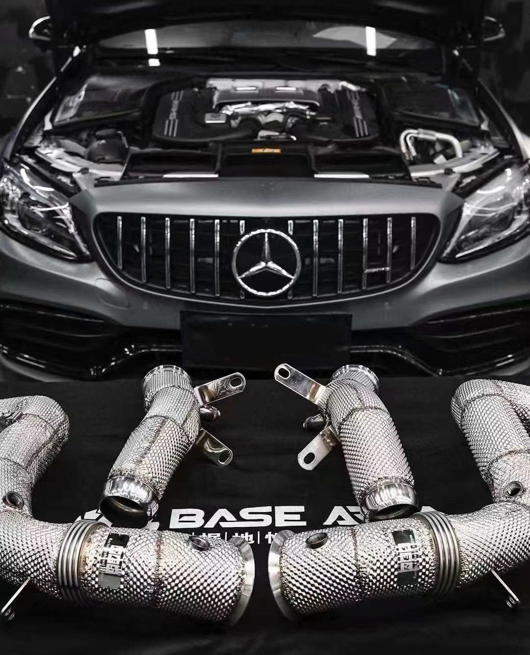 Decat Downpipe for C63 AMG