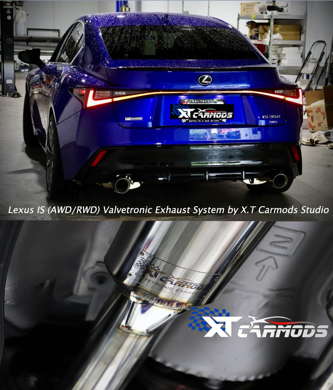 Valvetronic exhaust system for Lexus IS(2021-)