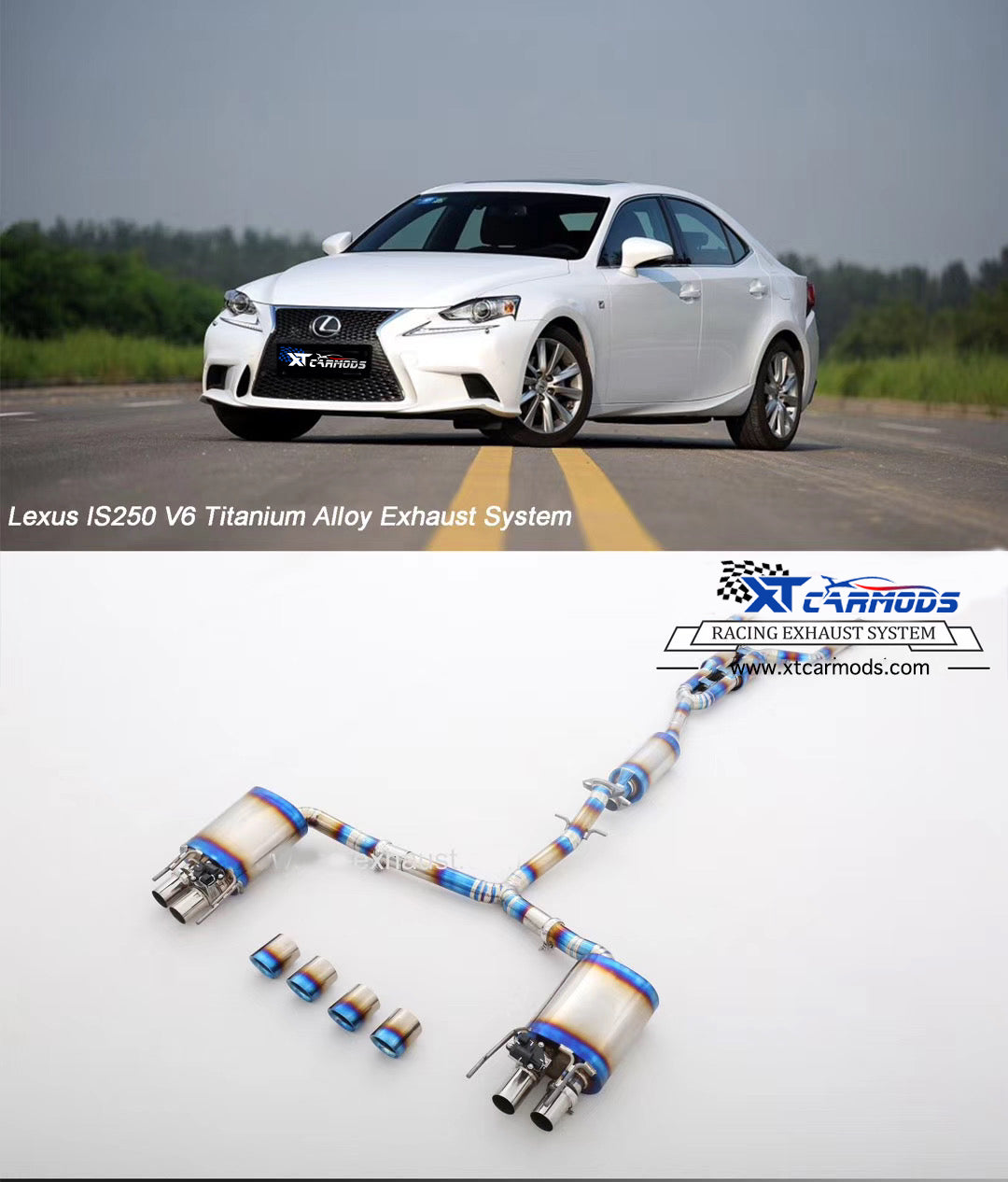 Valvetronic catback system for Lexus IS(2013-2020)