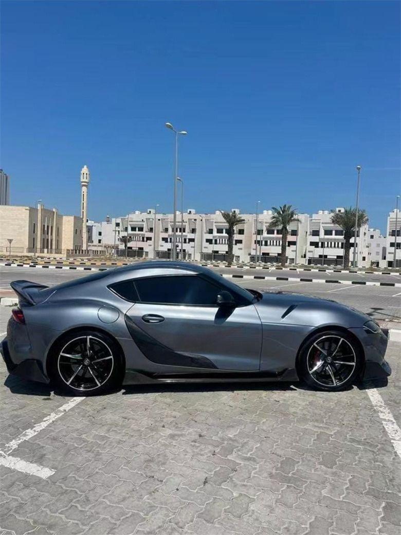 Amigan-style side skirt for Supra A90/A91