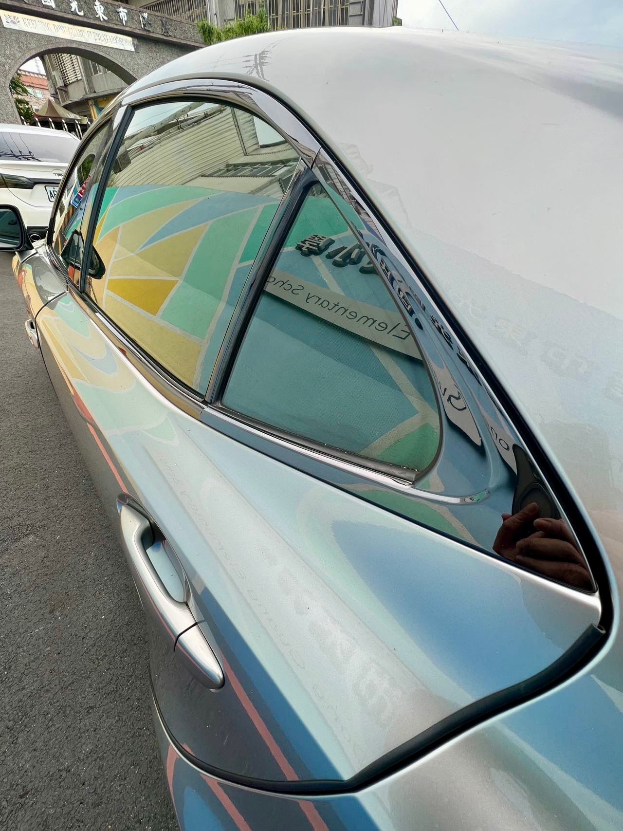 Gloss black window trim for Lexus IS(2013-2020）