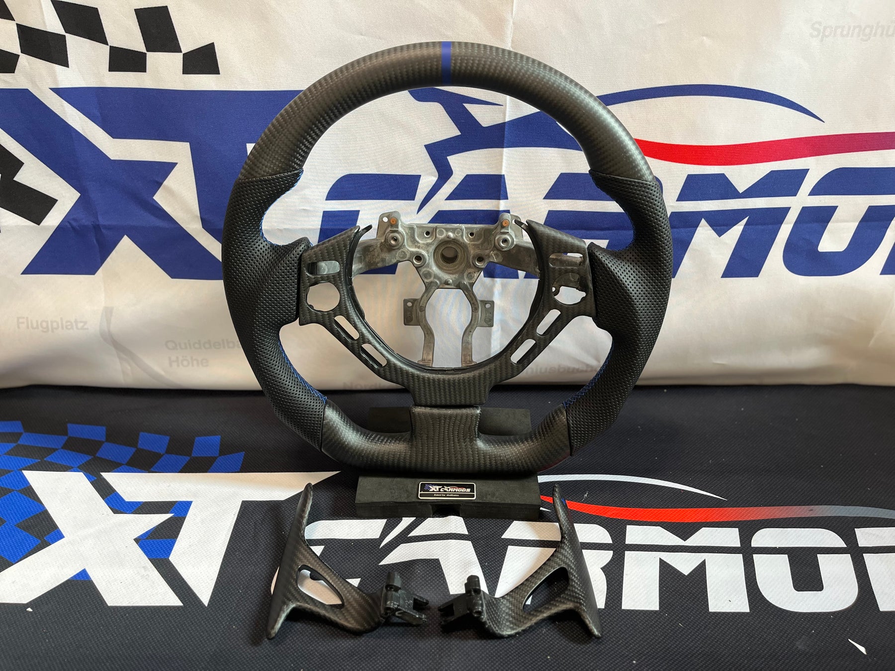 XT-R GTR Matte Carbon Fiber Steering Wheel