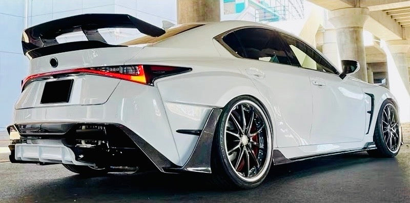 Artisan-style 4-Pieces Rear Diffuser for Lexus IS(2021~2025)