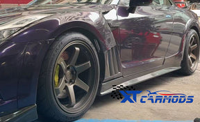 Zele side skirt for 2008-2012 GTR R35