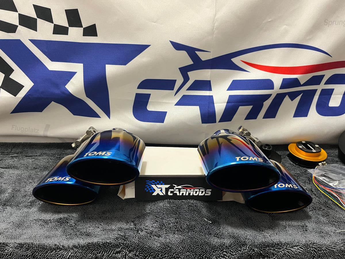 Tom's-style quad tip for Lexus IS/RC