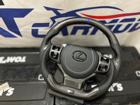 Dual-stitch Airbag cover of Steering Wheel for Lexus