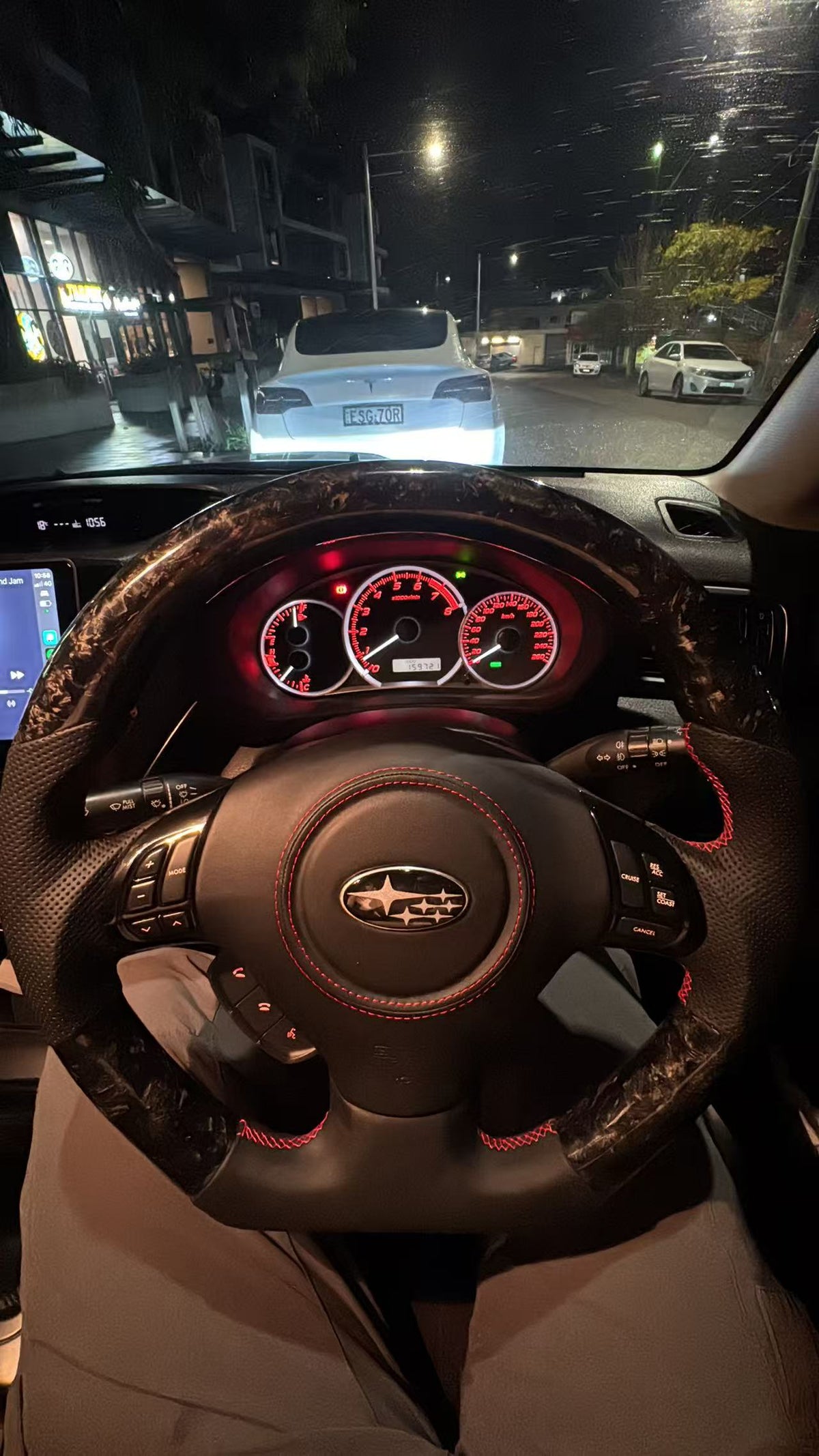 XTC Forged carbon-fiber Steering Wheel for SUBARU WRX