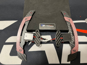 XT-R Red-Black Magnetic Shifter Paddle for Lexus IS/RC