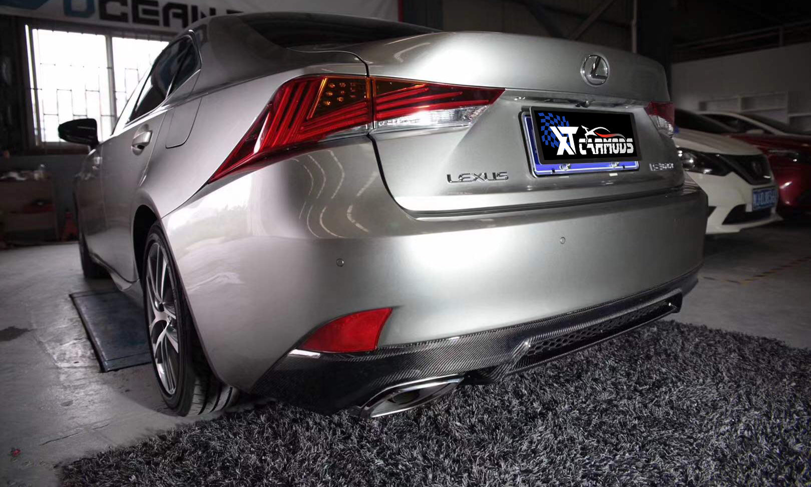 Factory-style Rear Diffuser for Lexus IS(2017-2020)