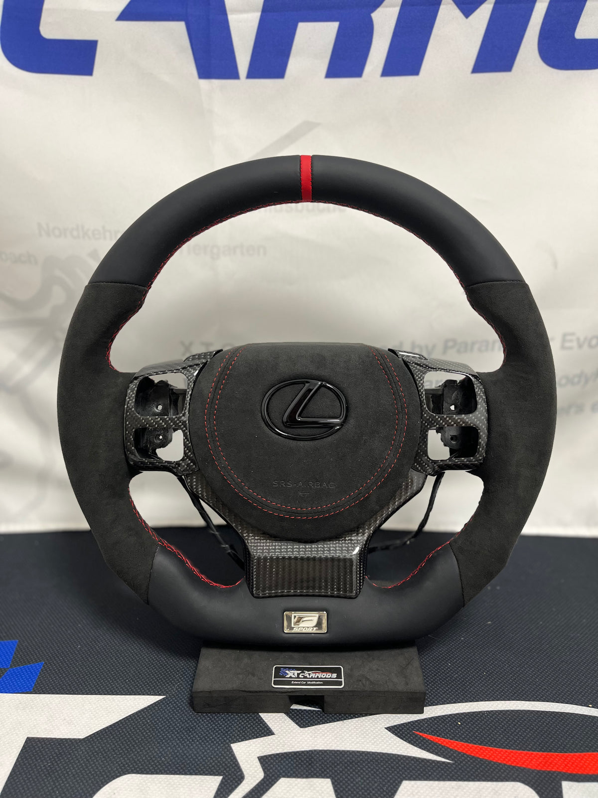 XT-M3 Alcantara-Leather-carbon Steering Wheel for Lexus IS/RC/CT/NX