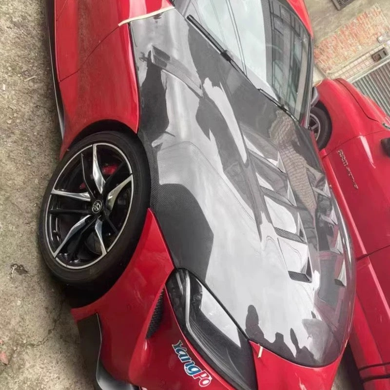 Seibon-style hood for Supra A90/A91