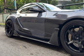 Adro-style side skirt and fender for Supra A90/A91
