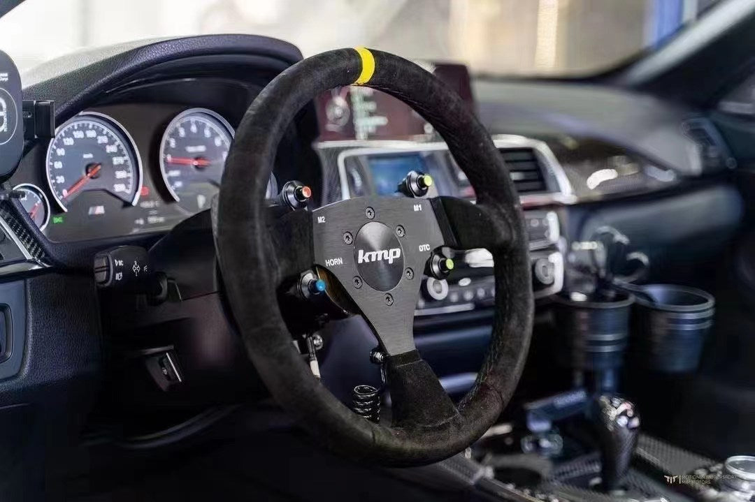 KMP-style Quick-release Steering Wheel for M2 F87