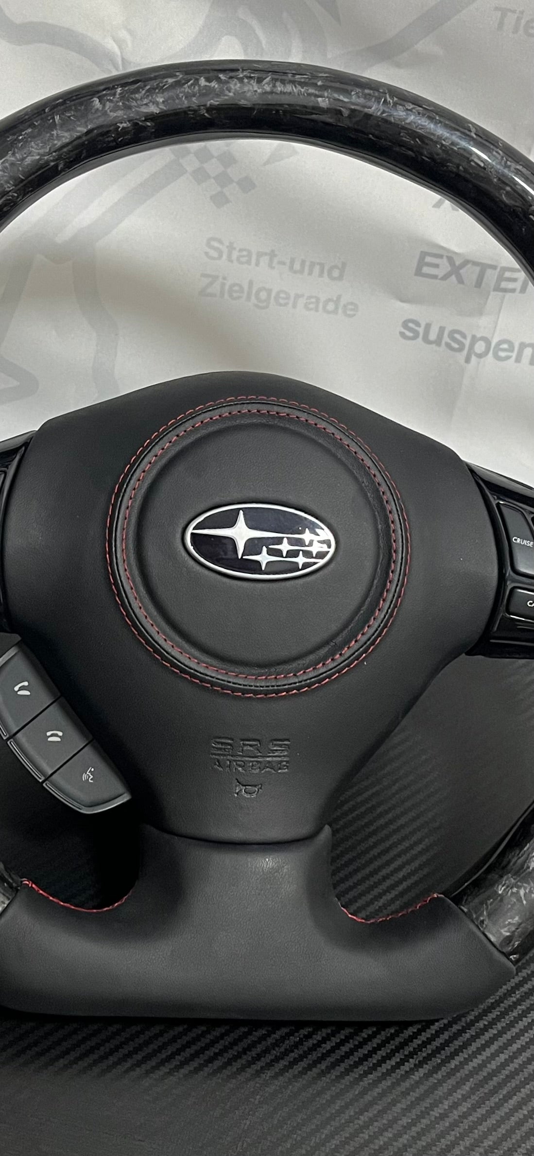 XTC Forged carbon-fiber Steering Wheel for SUBARU WRX