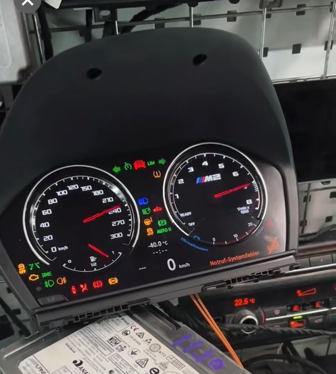 M2C Digital Instrument Cluster