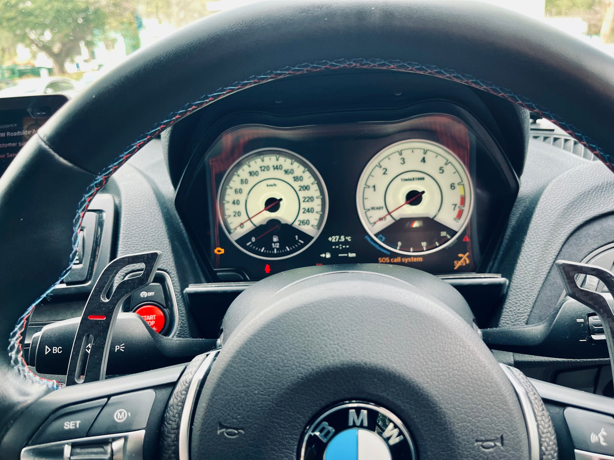 White-backlit White-face Meter for all BMW F chassis models