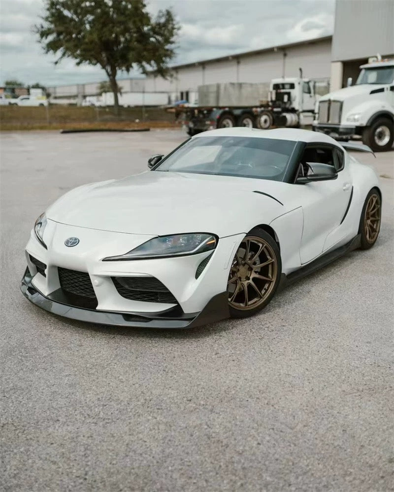 Amigan-style front splitter for Supra A90/A91